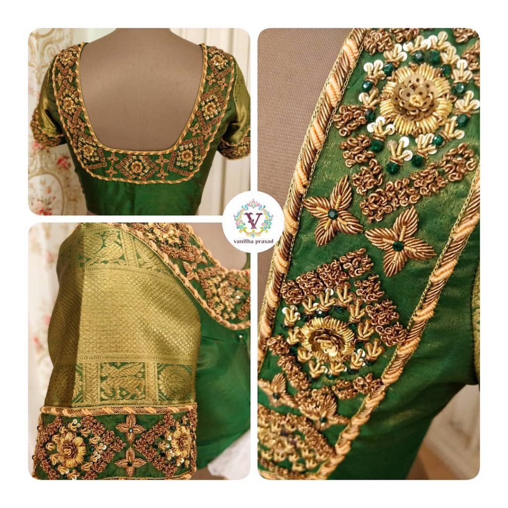 Embroidery blouse designs