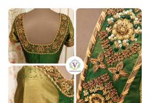 Embroidery blouse designs