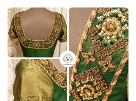 Embroidery blouse designs