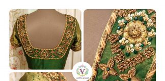 Embroidery blouse designs