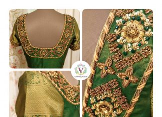 Embroidery blouse designs