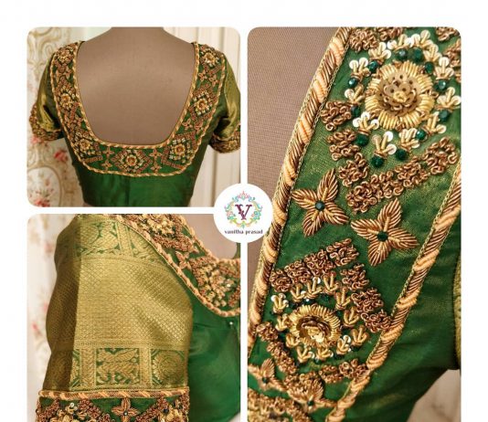 Embroidery blouse designs